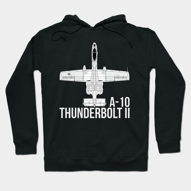 A-10 Thunderbolt II Hoodie by FAawRay